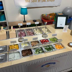 The Board & Bites cart fully arranged for Teacher Appreciation Week