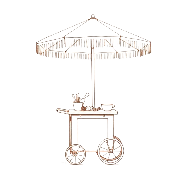 Board & Bites Cart illustration